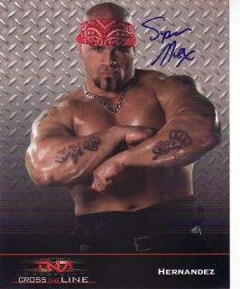 Hernandez TNA WWE Auto Autograph Signed Promo Lax