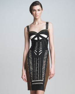 Donna Karan Tribal Inspired Dress   Neiman Marcus