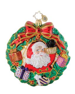 Christopher Radko Gifted Greetings Christmas Ornament   Neiman
