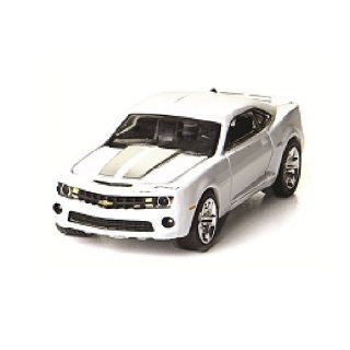 2010 Chevy Camaro 1/64 White w/ Silver Stripes Toys