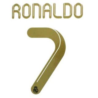 Authentic 11/12 Cristiano Ronaldo #7 Name and Number (Real
