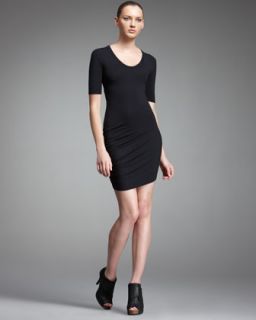 by Alexander Wang Side Ruched Jersey Dress   
