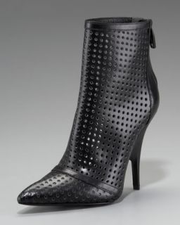 Alexander Wang Shelly Perforated Leather Bootie   