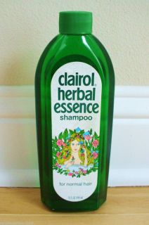 RARE Large Vintage 70s Clairol Herbal Essence Shampoo 15 oz Size Full
