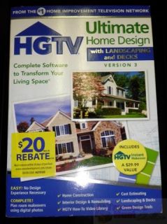 HGTV® Ultimate Home Design with Landscaping Decks 3 0