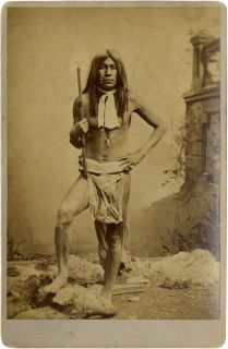 1890 Apache Indian Chief Antino Buehman Hartwell Tucson Arizona