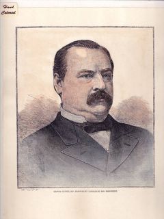 Caldwell NJ HD Color Print President Grover Cleveland