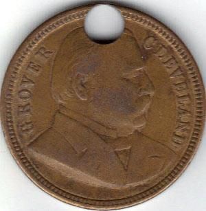 1893 Colubian Exposition Grover Cleveland Medal