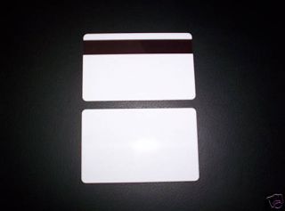10 PVC Plastic ID Card 30mil HiCo Magnetic Mag Stripe