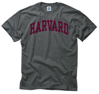 Harvard Crimson Dark Heather Arch T Shirt