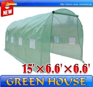 New Large 15x6 6 Green House Grow in Garden Outdoor Hot Greenhouse