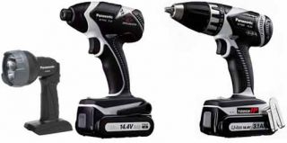 Includes 14.4V Drill/Driver   EY7441, 14.4V Impact Driver   EY7540, (2
