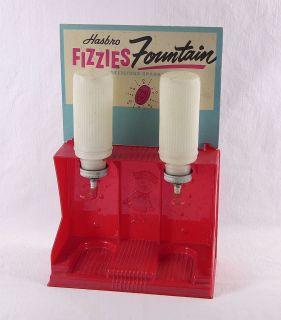 Vintage Hasbro Fizzies Soda Fountain Childs Toy