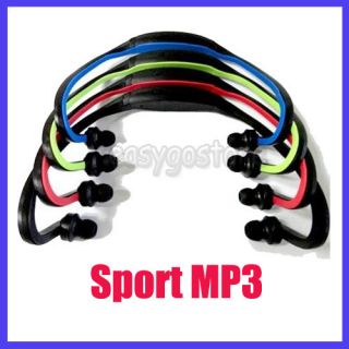 SPORT WIRELESS EARPHONE HEADPHONE  PLAYER SUPPORT UP TO 8GB MICRO