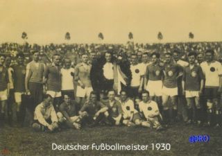 Hertha BSC Berlin Deutscher Fußball Meister 1930 Bigcard 589 Daten