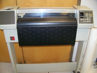 Hewlett Packard 7580B Plotter Wide Format Printer