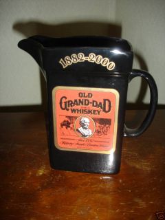 Iajbbsc Wade England Blk Old Grand Dad Whiskey Pitcher