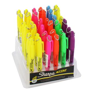 Sharpie Mini accent Assorted Color Highlighters (Case of 36)