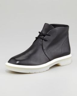 Rubber Sole Leather Boot  