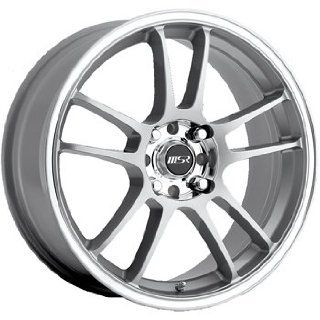 MSR 43 16x7 Silver Wheel / Rim 4x100 & 4x4.5 with a 35mm Offset and a