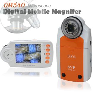 SVP Handheld Digital Mobile Magnifier MicroScope 500x ZOOM w/ Camera