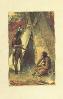 Song of Hiawatha by Henry w Longfellow Color Ills Frank T Merrill 1899