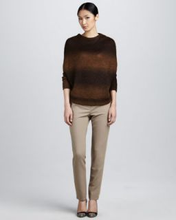Magaschoni Dolman Sleeve Sweater & Stretch Wool Pants   
