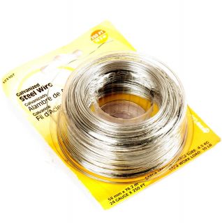 The Hillman Group 24 Gauge Galvanized Steel Picture Hanging Wire
