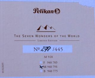 Pelikan Pyramids of Gizah Fountain Pen BNIB 279 445