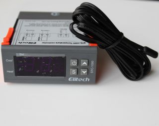  Digital Temperature Controller Probe Cooling Heating STC 1000