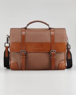 Burberry Grainy Leather Crossbody Bag Briefcase   