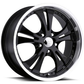 Vision Shockwave 15 Black Wheel / Rim 5x100 with a 38mm Offset and a