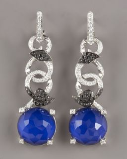 Stephen Webster Lapis Poison Ivy Earrings   