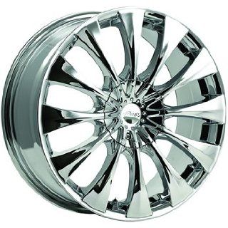 Pacer Silhouette 17x7.5 Chrome Wheel / Rim 4x100 & 4x4.25 with a 42mm