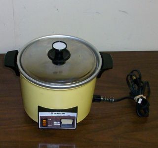 VINTAGE HITACHI   CHIME O MATIC RICE COOKER FOOD STEAMER 8.3 CUP WOW