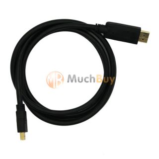  6ft 1 8M DP DisplayPort to HDMI Adapter Cable Male to Male New
