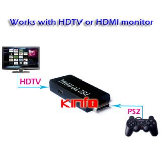 PS2 To Full Digital HDMI Video/Audio Converter Scaler Output