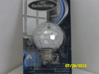 Harbor Breeze Disco Ball Glass Fan Light Pull or Finial