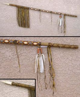 this is the 55 old style war lance created by native american navajo