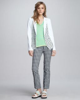 Nanette Lepore Sweet Connection Embroidered Blazer, Crazy Wild Knit