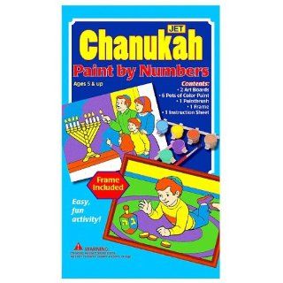 Chanukah Paint By Number Kit By Jewish Educational Toys