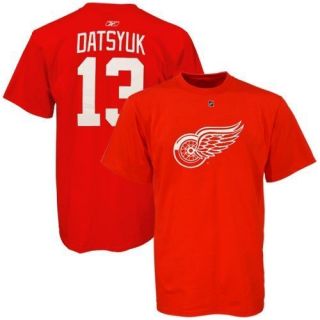  Red Wings Pavel Datsyuk Name and Number T Shirt: Sports & Outdoors