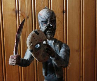  Hand Carved Jason Voorhees Marionette Signed by Kane Hodder