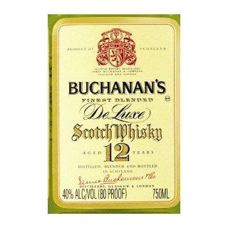   Buchanans Scotch Deluxe 12 Year 375ML Grocery & Gourmet Food