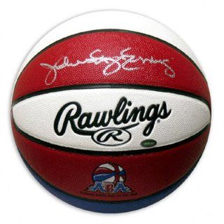 Julius Erving Autographed Basketball  Details: Rawlings