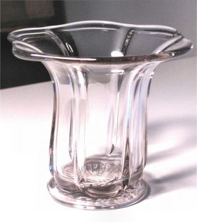 SWEETPEA Helio Art Nouveau EAPG Higbee Glass Spooner Celery Vase vtg