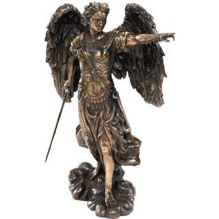 13.5 Bronze Archangel Christian Sculpture Statue Figurine
