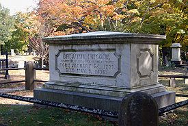  of Gen. Benjamin Lincoln, Hingham Cemetery, Hingham, Massachusetts