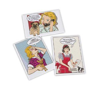 Pop Art Dog Lovers Magnets   Set of Three by Dog Is Good