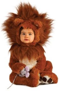  Infant Noah Ark Lion Cub Romper, Brown/Beige, 6 12 Months Clothing